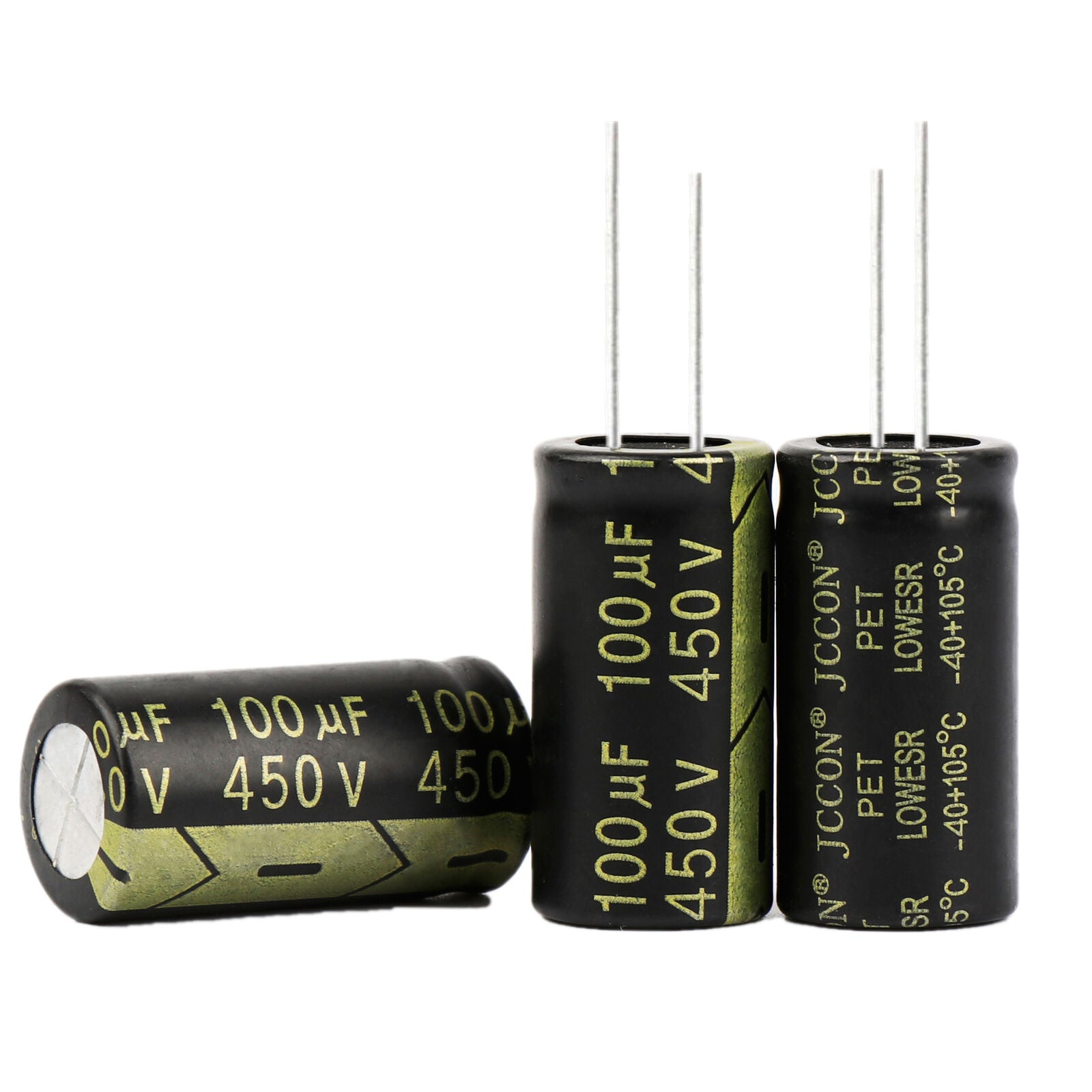 1pcs 450v100uf Aluminum electrolytic capacitor Switching power inverter 18x35mm