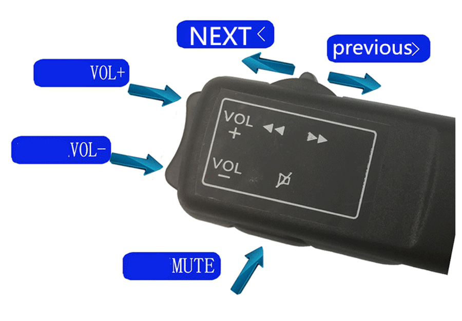 Bluetooth Steering Wheel Control Support Car Android / Wince Radio Music Player