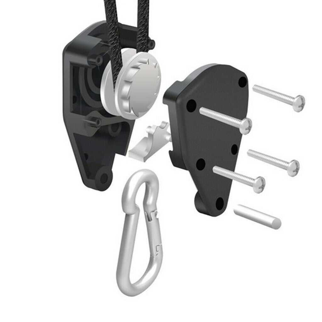 4Pcs Adjustable Braided Rope Clip Hanger Ratchet Hanger Zinc Alloy Hook