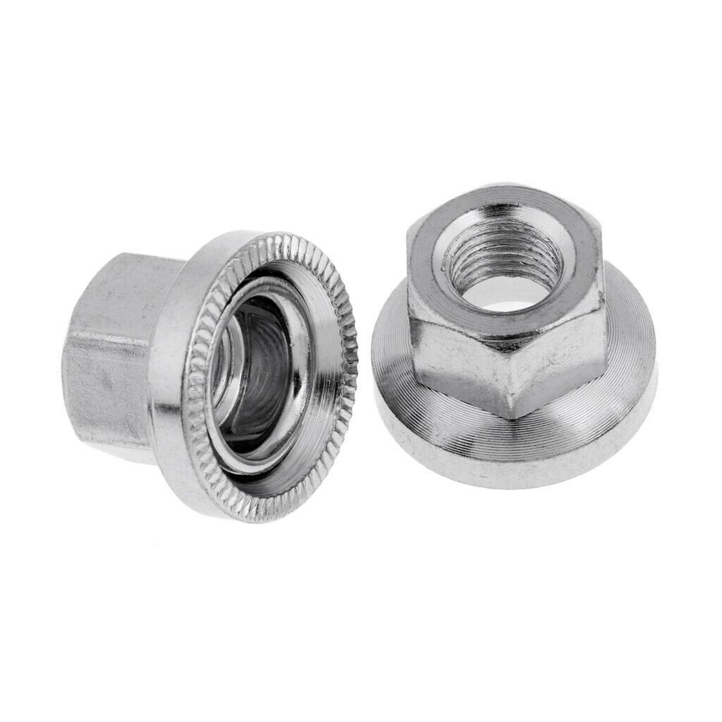 1Pair Bicycle Wheel Nuts Replacement Universal for Mountain Road Mountain Bike