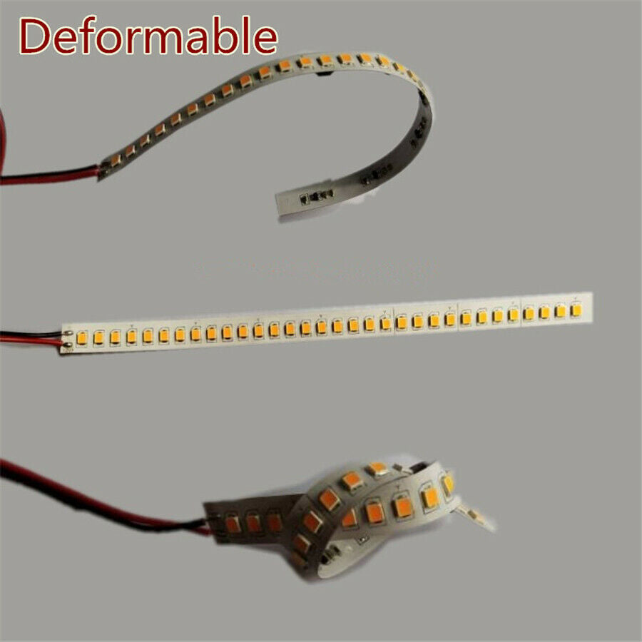 Pair 32LED 18cm Rear Mirrors Flexible Flowing Turn Signal Strip Built-in Decoder