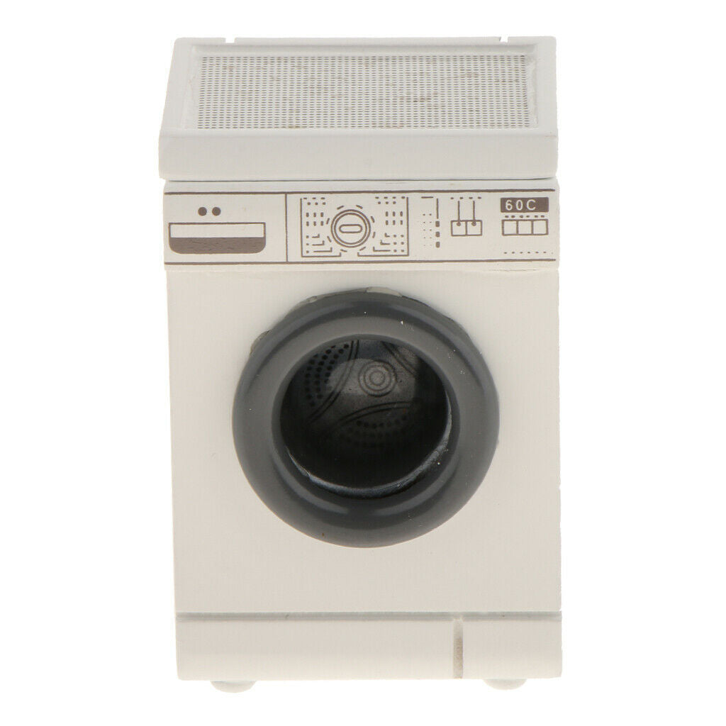 1:12 Simulation Washing Machine & Ceramic Bathroom Set Furniture Supplies