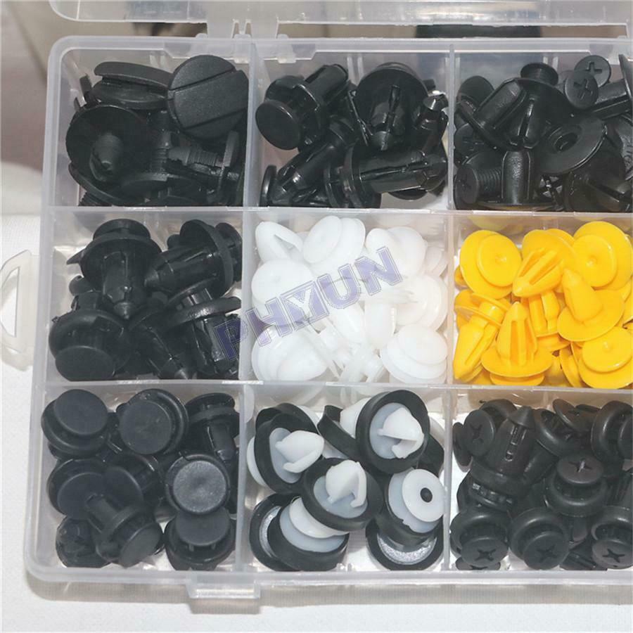 200x Car Door Panels Bumper Fastener Clips Tie Wrap Repair Kits Boxed Universal