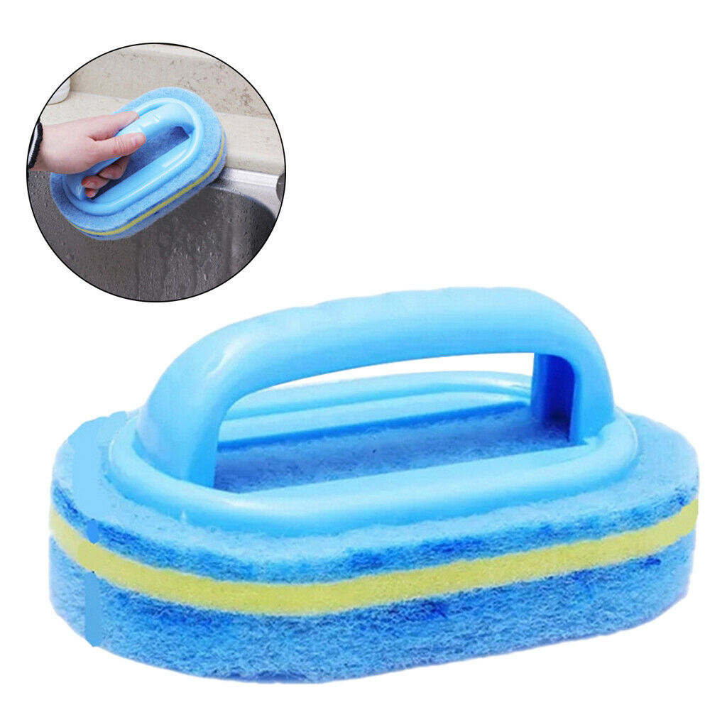Kitchen Sponge Brush Descaling Cleaning Brush Bathtub Wall Cleaning Tool