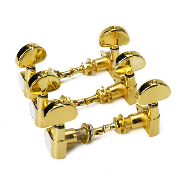 Set 6pcs Guitar String Tuning Pegs Tuners Machine Heads 3Left+3Right Golden