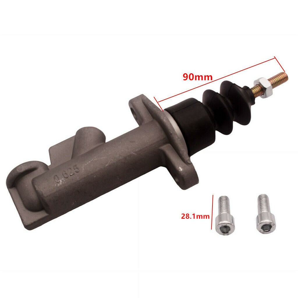 2Pcs Aluminum Alloy Race Master Cylinder 0.625 Bore for Hydraulic Handbrake