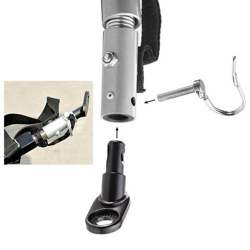 Bicycle Hook Connect Adapter Trailer Hitch Coupler Linker Attachment Angle Elbow
