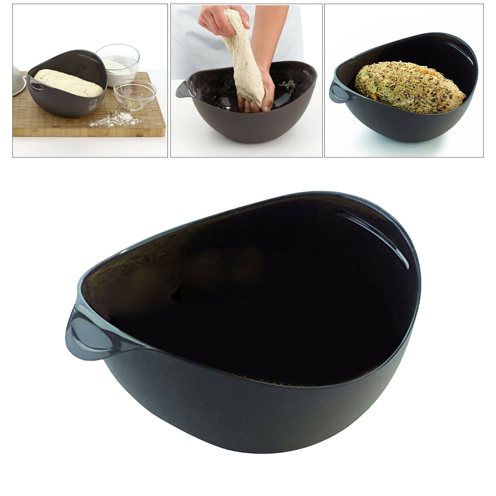 Silicone Bread Bowl Reusable Vegetable Fish Steam Food Cooking Kitchen Tool
