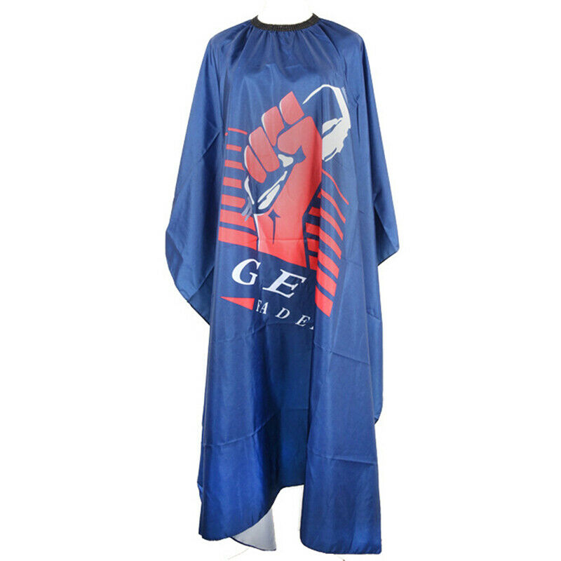 Waterproof Blue Haircut Cape Hairdresser Hairdressing Salon Barber ApronBDAU