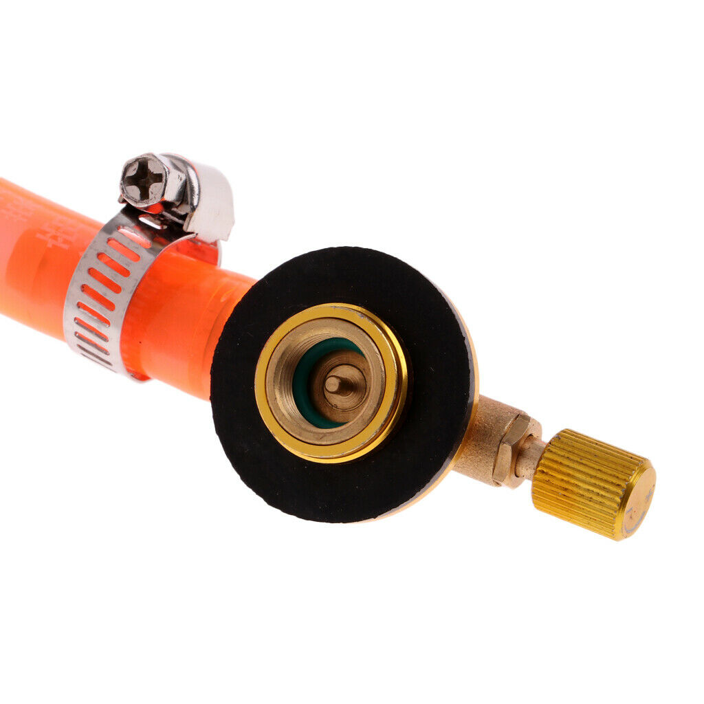 Outdoor Camping Gas Stove Tank Propane Refill Adapter Switched Cylinder Hose