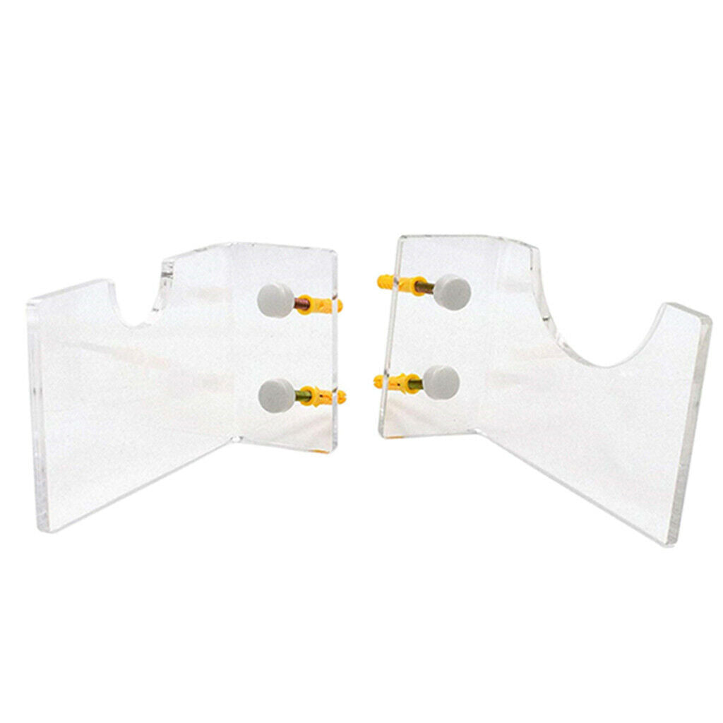 Clear Acrylic Wall Mounted Display Stand Horizontal Bracket for Lightsaber