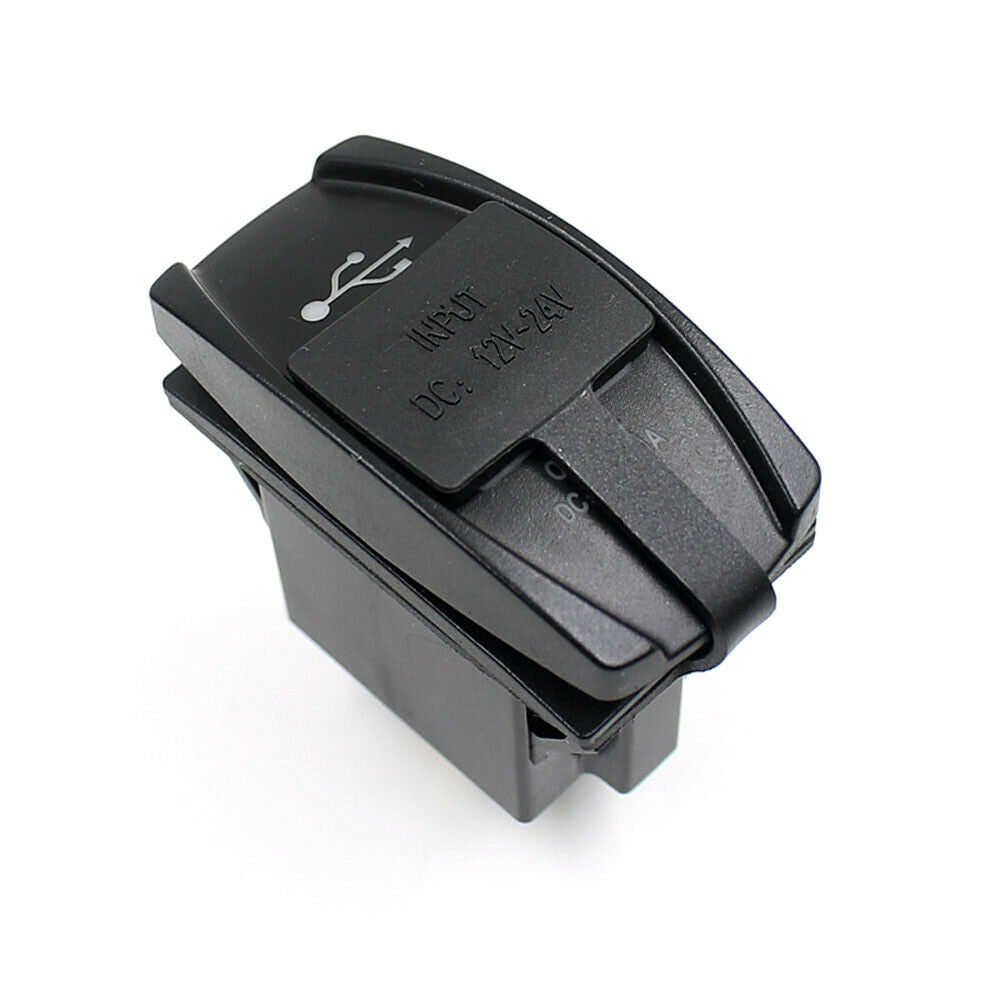 New Car 3.1A Dual SB Socket Charger Power Adapter Blue LED pour Phone @