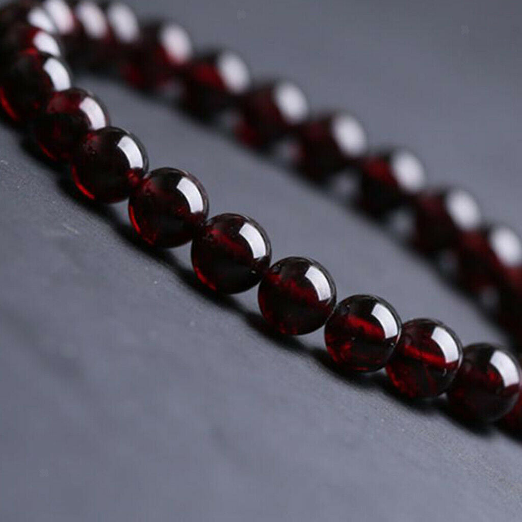 Charming Natural Bracelet Garnet Bracelet Women Birthday Gift As Described