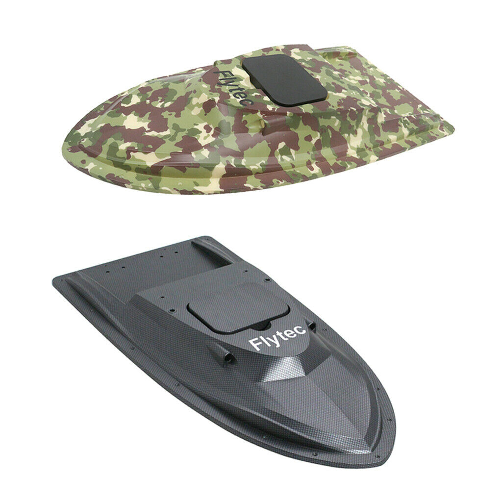 Electric Fishing RC Bait Boat Hull Shell for   V007 Parts Black