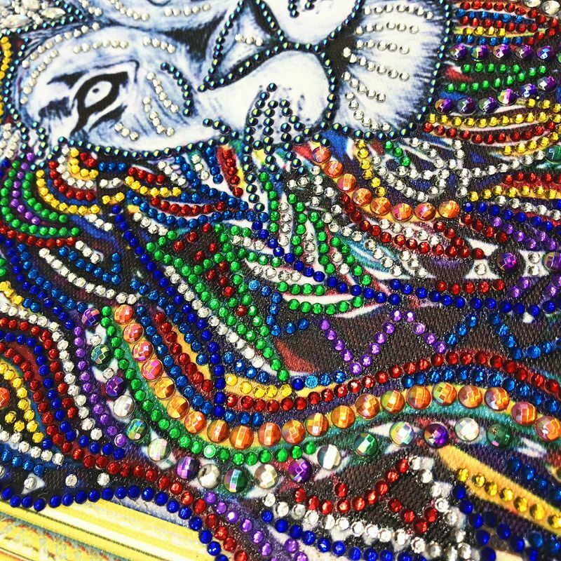 Lion DIY 5D Special Diamond Painting Embroidery Rhinestone Cross Stitch Kit
