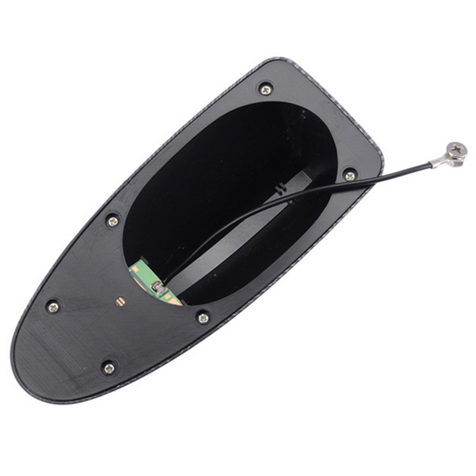 1x Carbon Fiber Car Roof FM AM Radio Functional Shark Fin Antenna Aerial Cover
