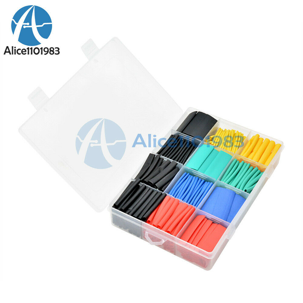 560PCS Heat Shrink Tube Insulated Shrinkable Tubing Wire Cable Wrap Sleeving Kit