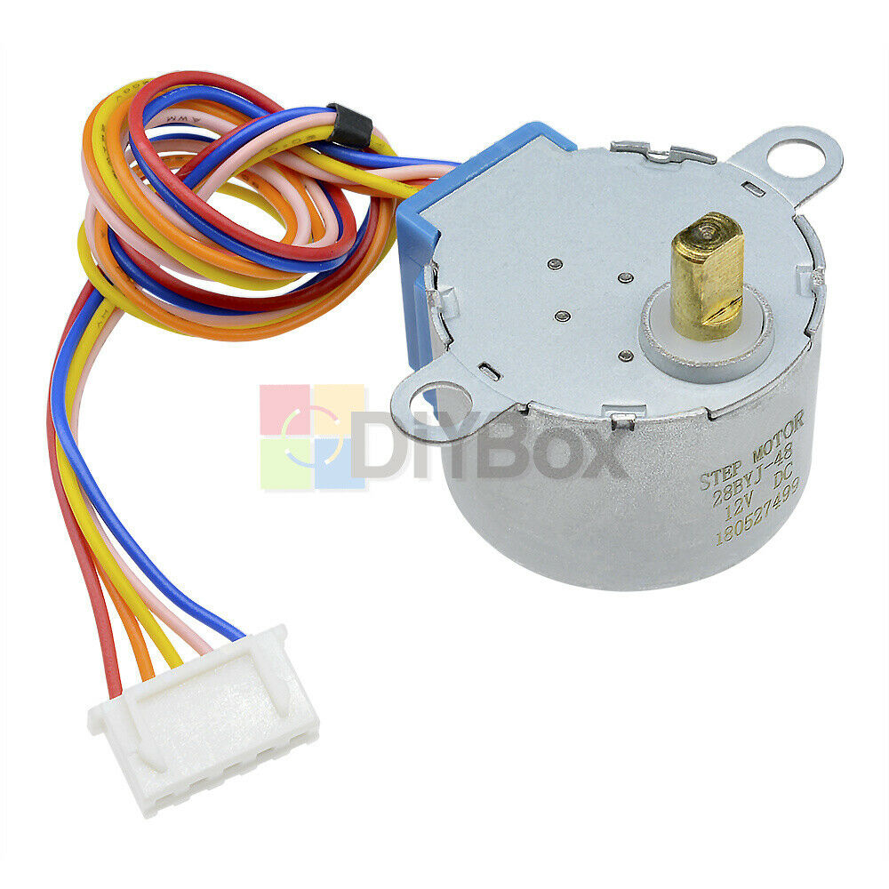 10PCS 28BYJ-48-12V 12V 4-phase 5-wire Stepper Motor Gear Module For Arduino