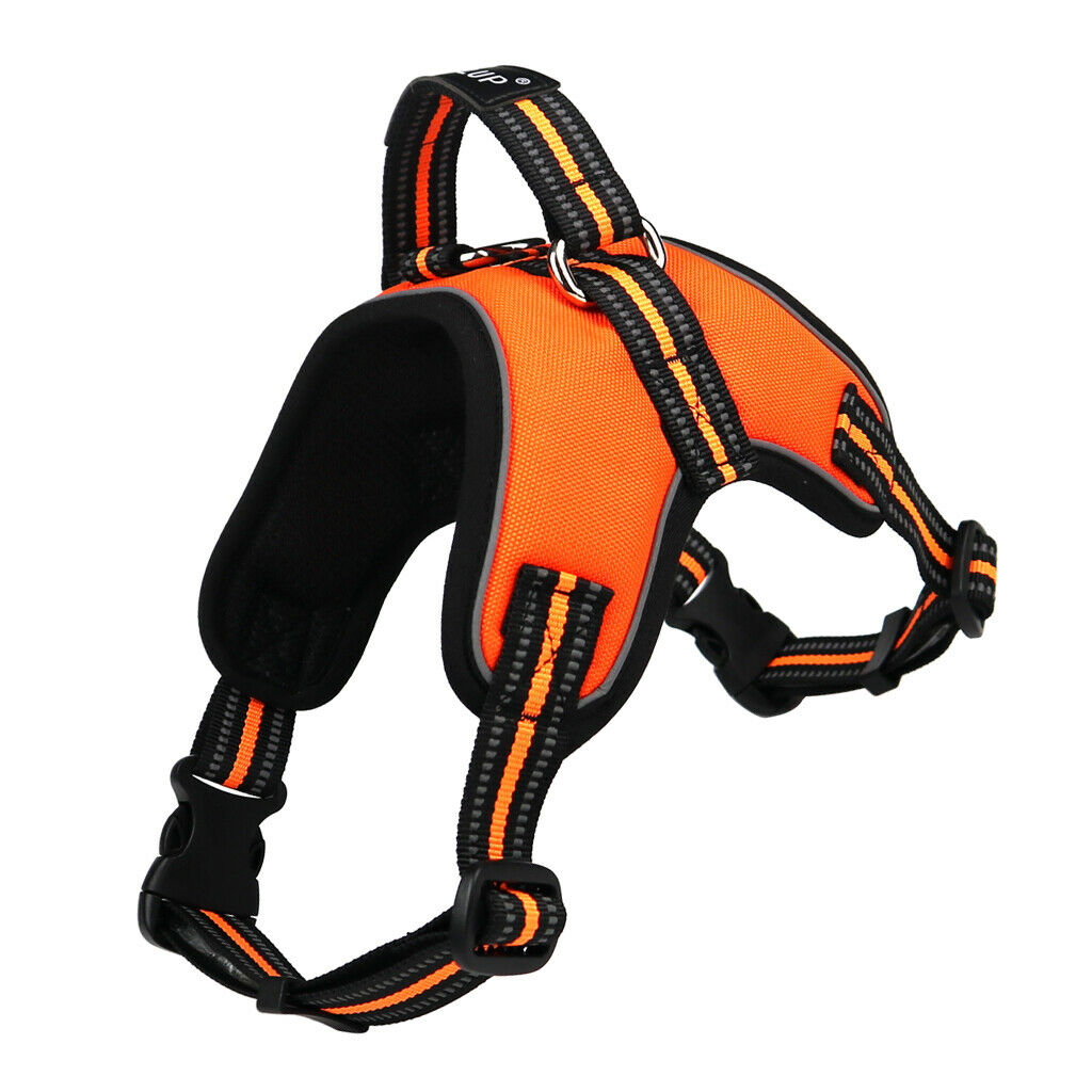 Pet Dog Puppy Harness Soft Adjustable Reflective Breathable Vest XL
