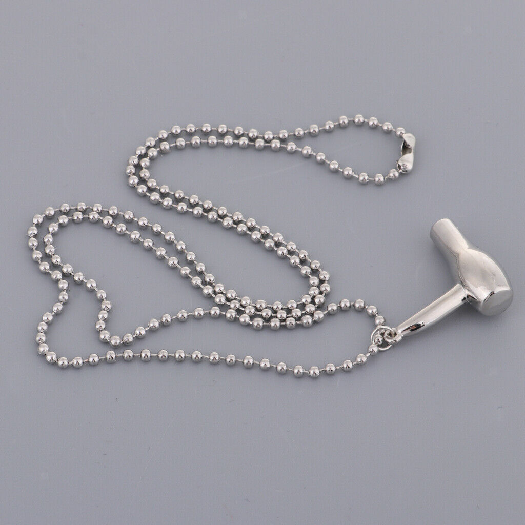 Premium Unique Alloy Hair Dryer Pendant Necklace Chain for Hairdressers Cars