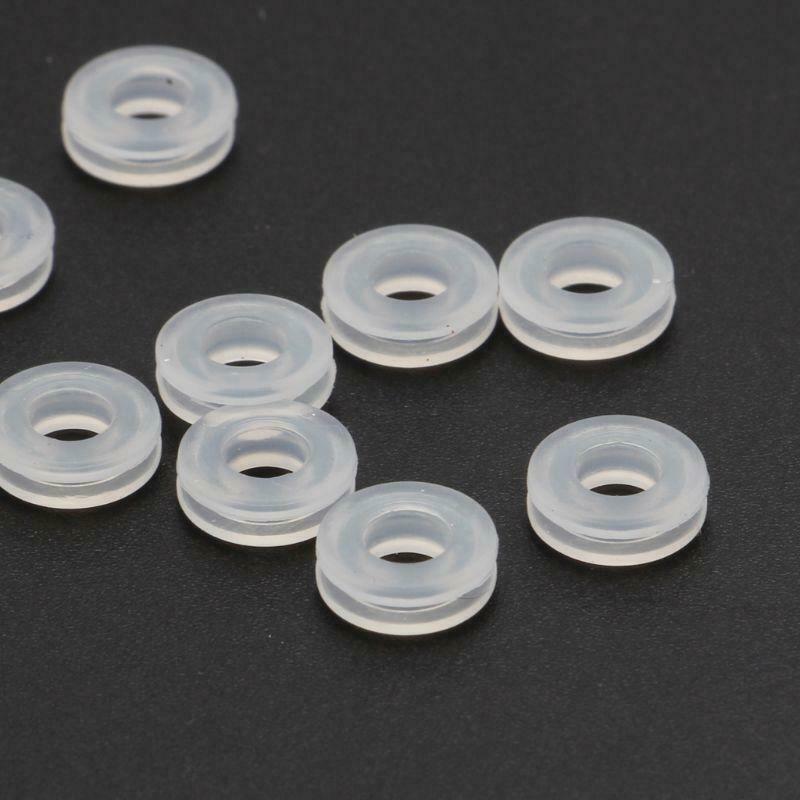 10Pcs Comfort Pads for Clip On Earrings Anti-Pain Silicone Earring Ring Cushion