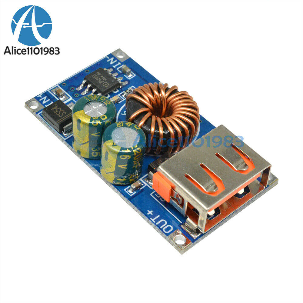 QC2.0 QC3.0 DC 6-32V USB Fast Charging Buck Step Down Power Converter Module Kit