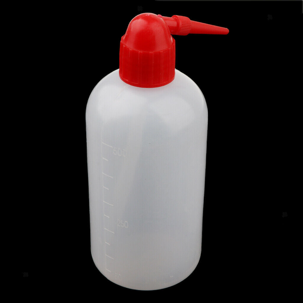 2pcs Safety Wash Bottle Squeeze Bottle with Narrow Mouth 500mL