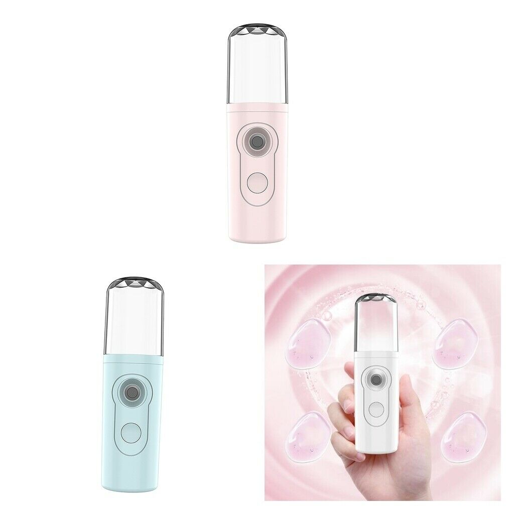 3Pcs Mini Facial Humidifier Spa 30mL USB Nano Mist Face Sprayer Skin Care
