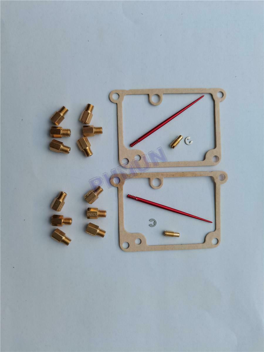 2x For Yamaha Banshee Carburetor Main Jets w/ Needle Gaskets Repair kit