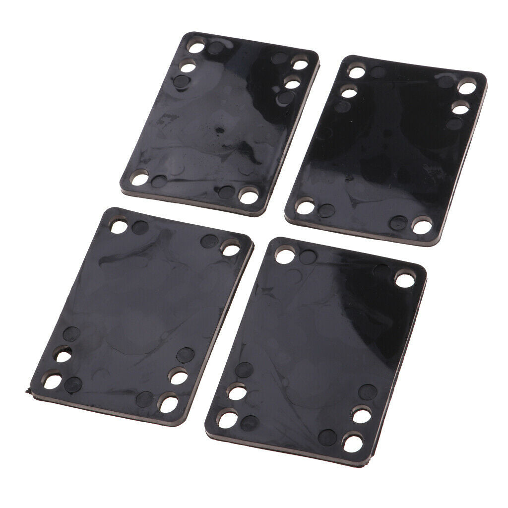 4X 4pcs Longboard Shockpads Hardware Skateboard Trucks Decks Wheel Tools