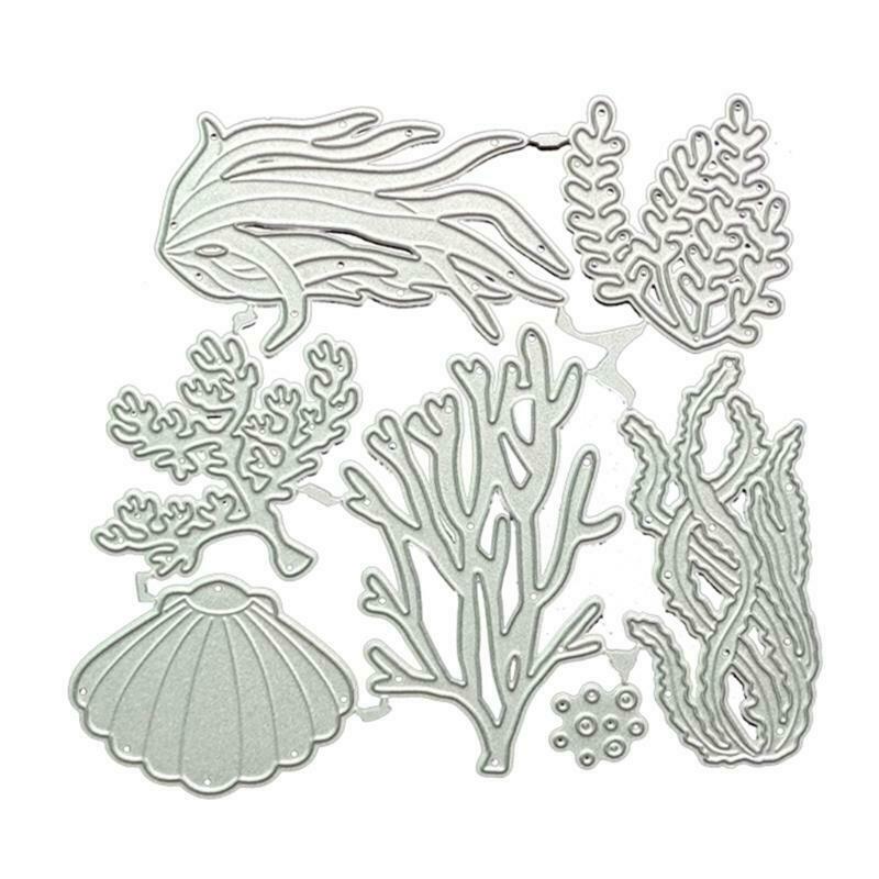 Aquatic Plants Metal Cutting Dies Stencil DIY Scrapbooking Album Paper Card Mold