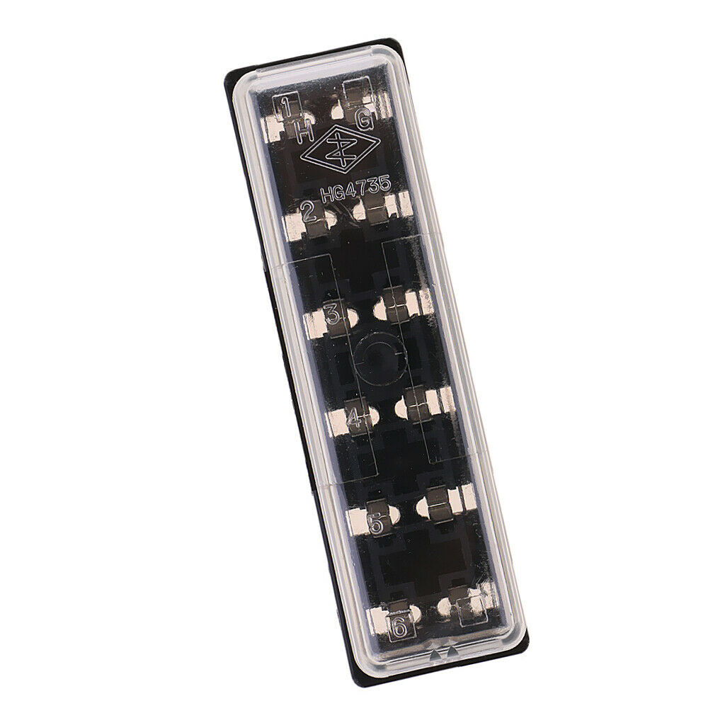 12-32V 6Way Circuit Car Boat Auto Automotive Blade Fuse Box Holder ATC ATO