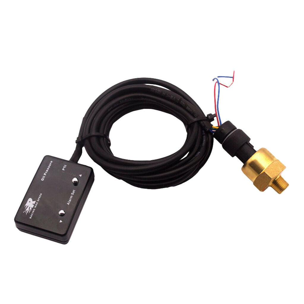 1/8 NPT Pressure Meter Digital Oil Pressure Gauge Oil Press Sensor 0-120PSI