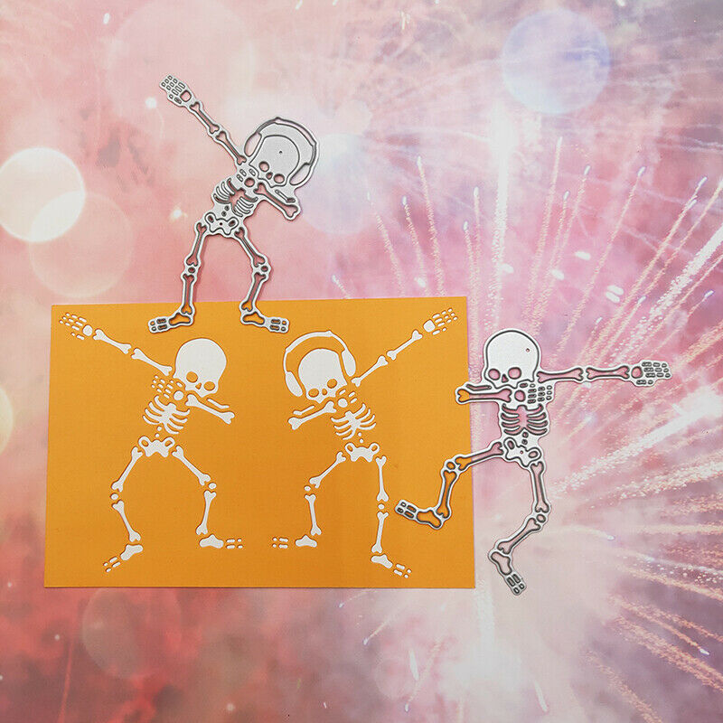 Halloween Skeleton Dancer Metal Cutting Dies Halloween Frame Cutting Dies.l8