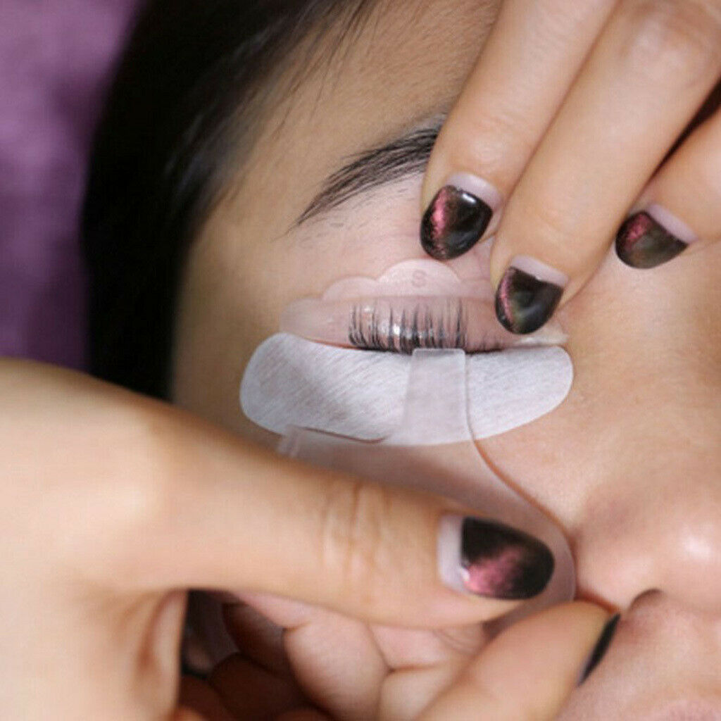 12Pcs Soft Reusable Eyelash Perm Pads Separator Patch Shield Protector