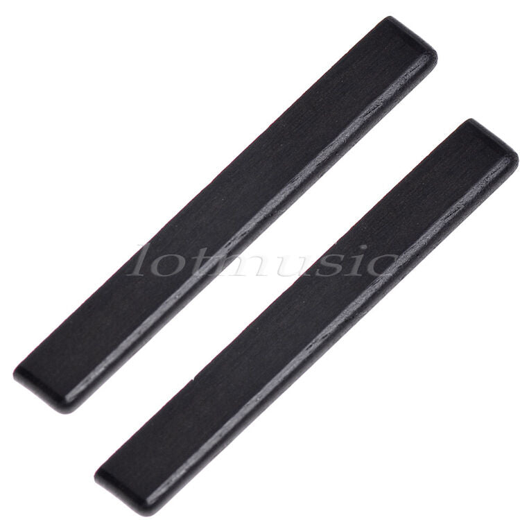 2 Pcs Guitar Saddles For Ukulele Guitar 4 String Parts 53 x 3 x 7mm