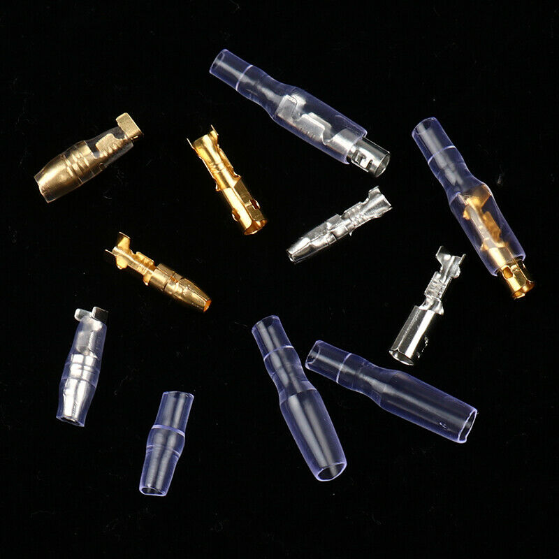 320Pcs 4mm Car Auto Motorcycle Bullet Terminal Male Female Wire Crimp Connec WF
