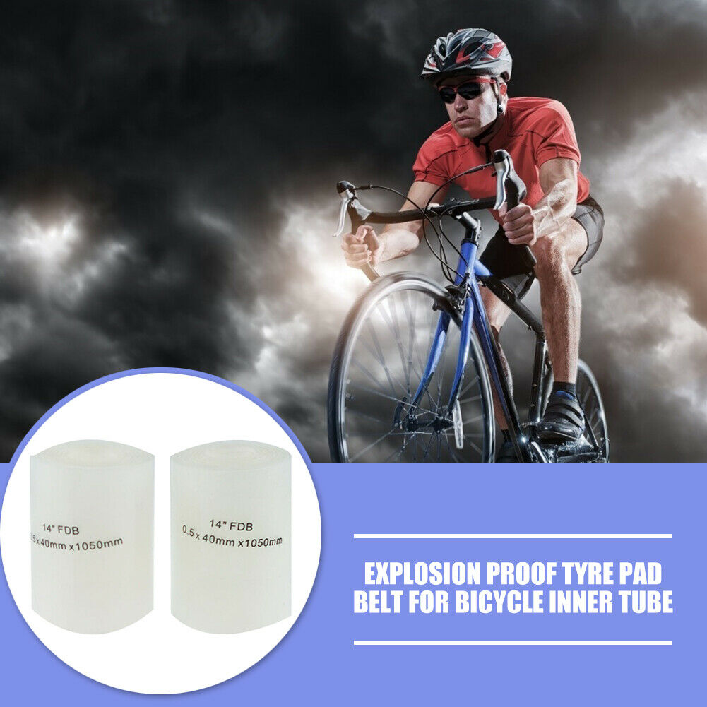 2pcs Bicycle MTB 20 inch Tire Liner Puncture-proof Belt Protection Pad  @