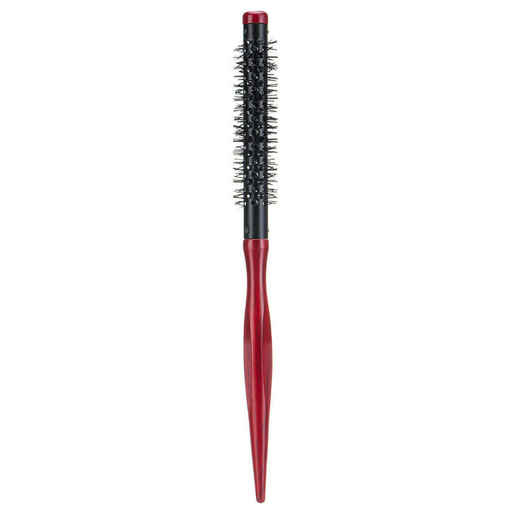 2pcs Small Round Hair Brush Ceramic Thermal Barrel Brush for Hair Styling Blow