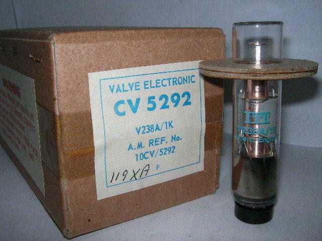 1pcs - ITT CV5292/V238A/1K Vacuum tube NOS