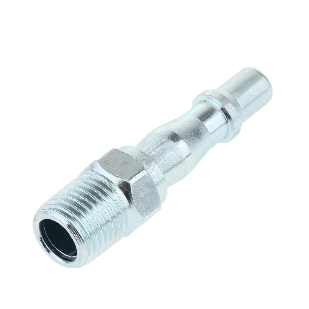 Copper Quick Coupler Air Hose Line End Connector Plug for Compressor 1/4 inch PT