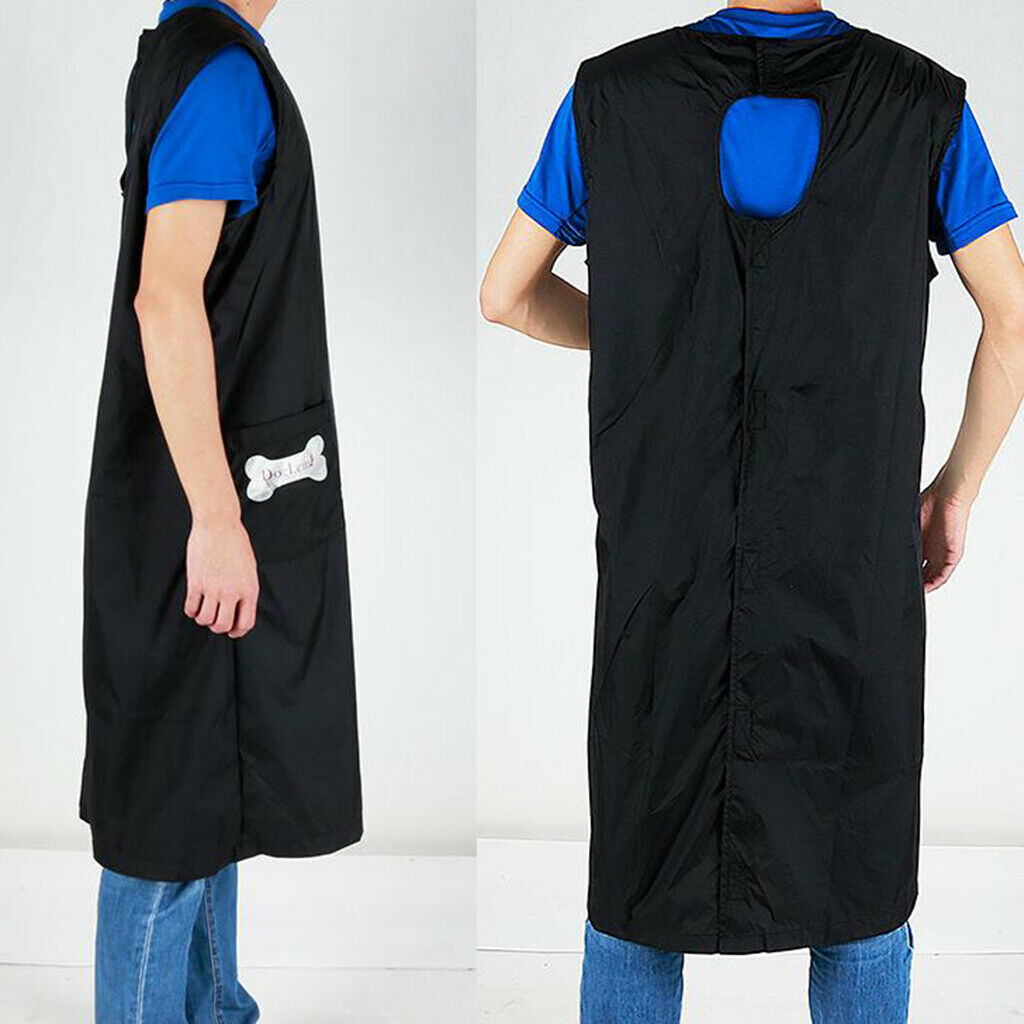 Size_M Pet Grooming Apron Workwear Smock Work Clothes for Dog Beauticians