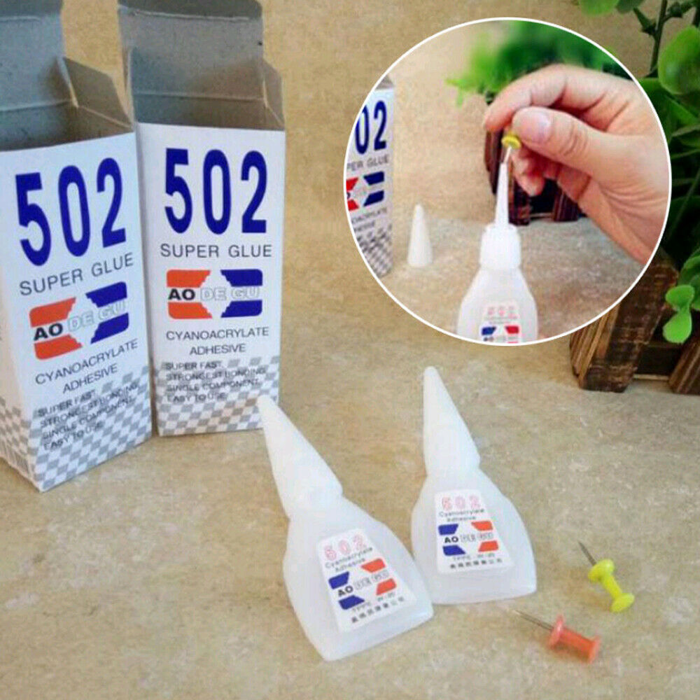 1x Cyanoacrylate Instant Adhesive Adhesion Strong Fast Repair 502 Super Glue