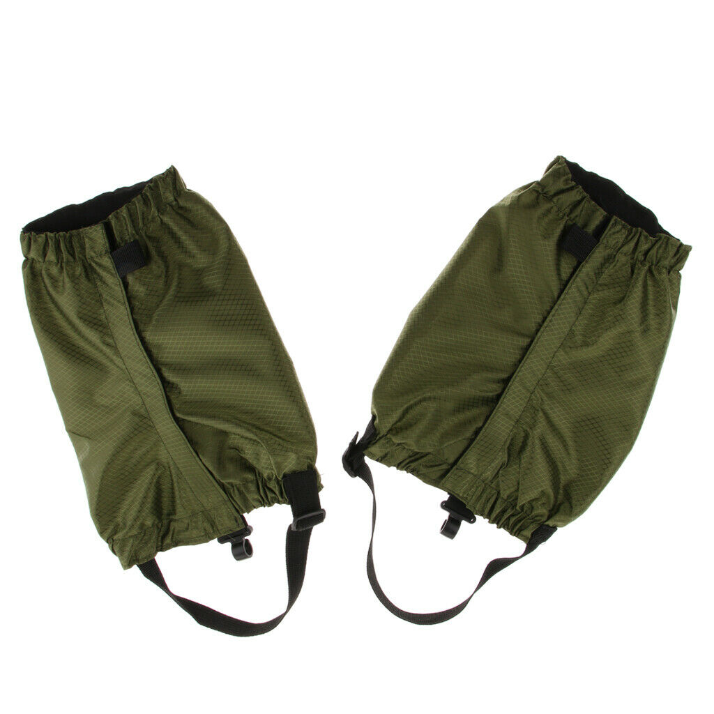 4 Pairs Leg Gaiters, Waterproof Anti-Tear Ankle Gaiters, Outdoor Hiking Walking