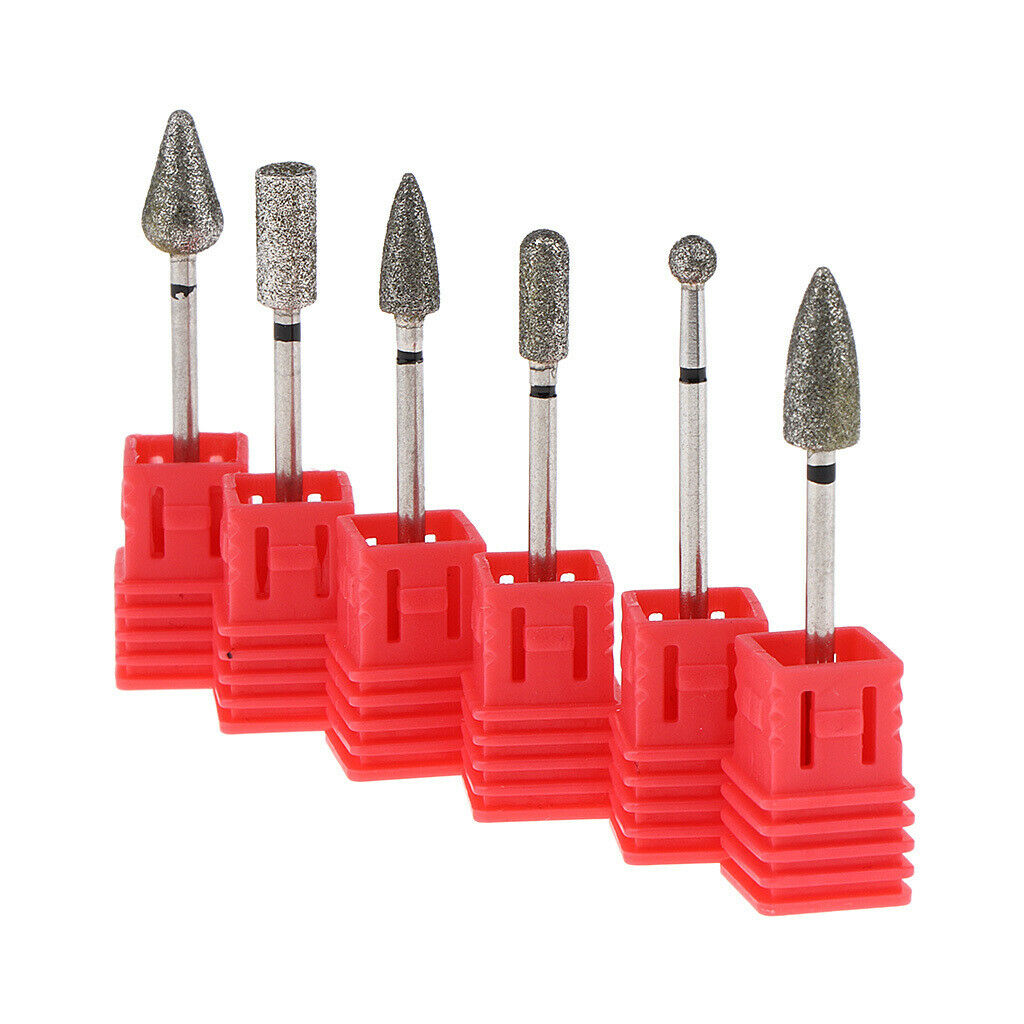 2.35mm 3/32 inches Carbide Drill Bits Set for Natural & Artificial Nails, Pack