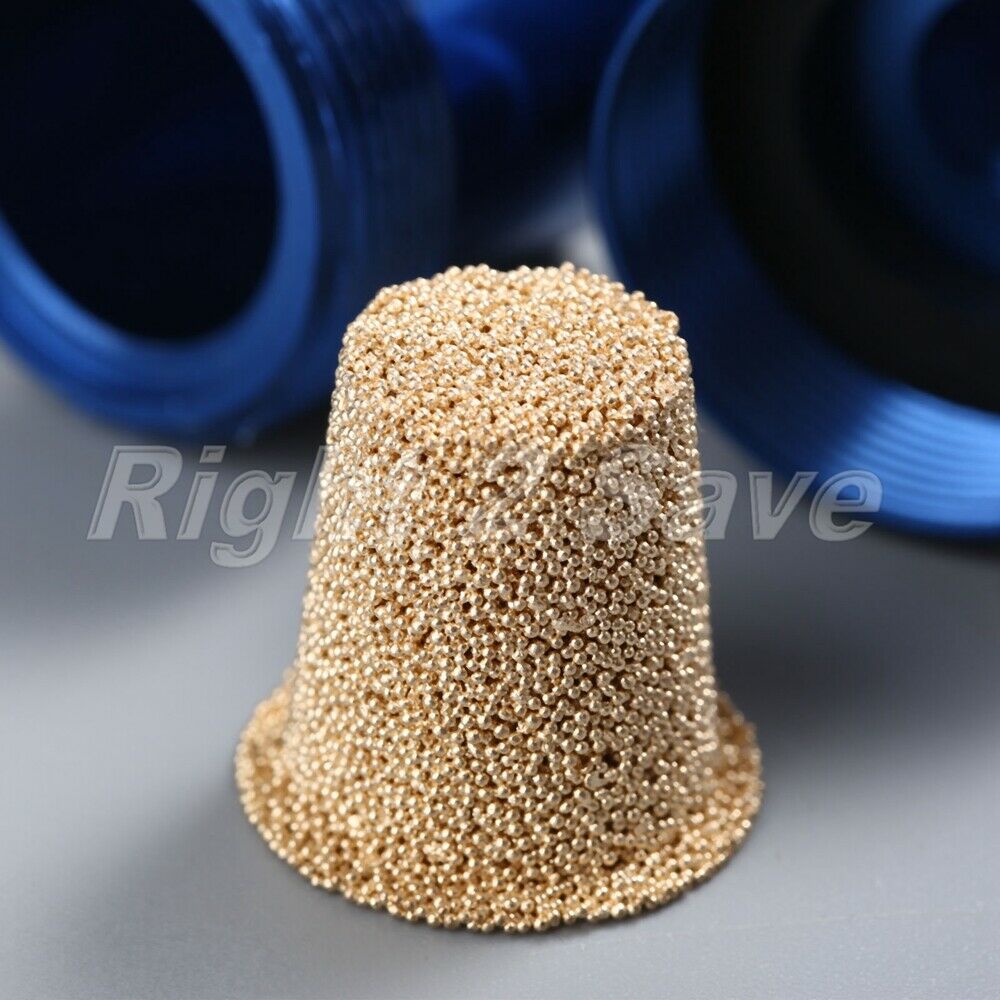 Motorcycle Universal CNC Aluminum Alloy Inline 1/4" 6mm Filter Cleaner Chrome