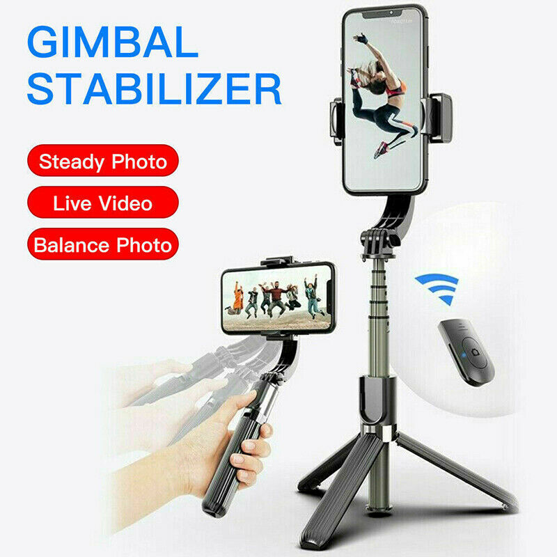 L08 Anti-Shake Mobile Phone Selfie Stick Holder Handheld Grip Stabilizer Tripod