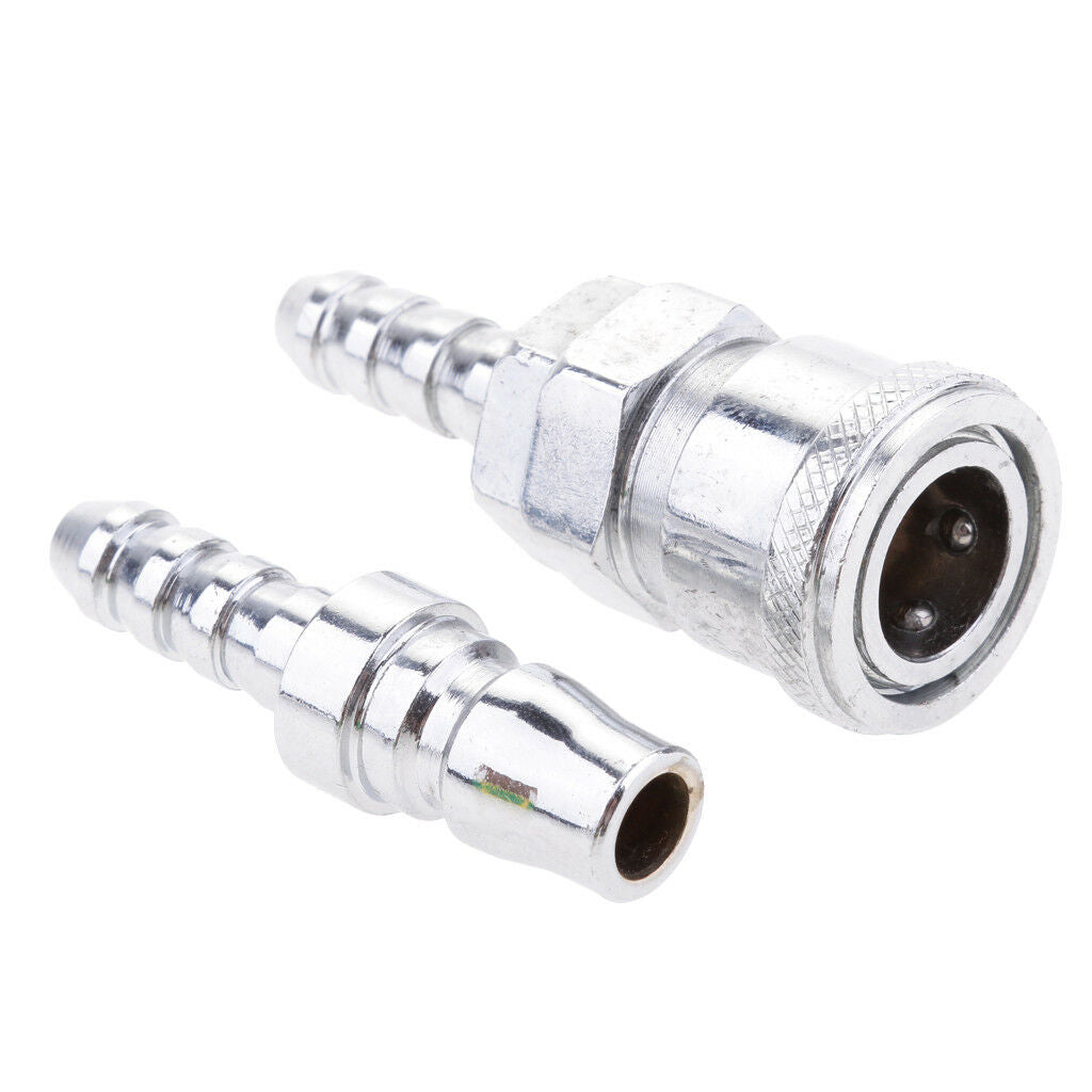 Hose Air Pneumatic Quick Coupler Connector Barb Socket Fittings 20SH+20PH