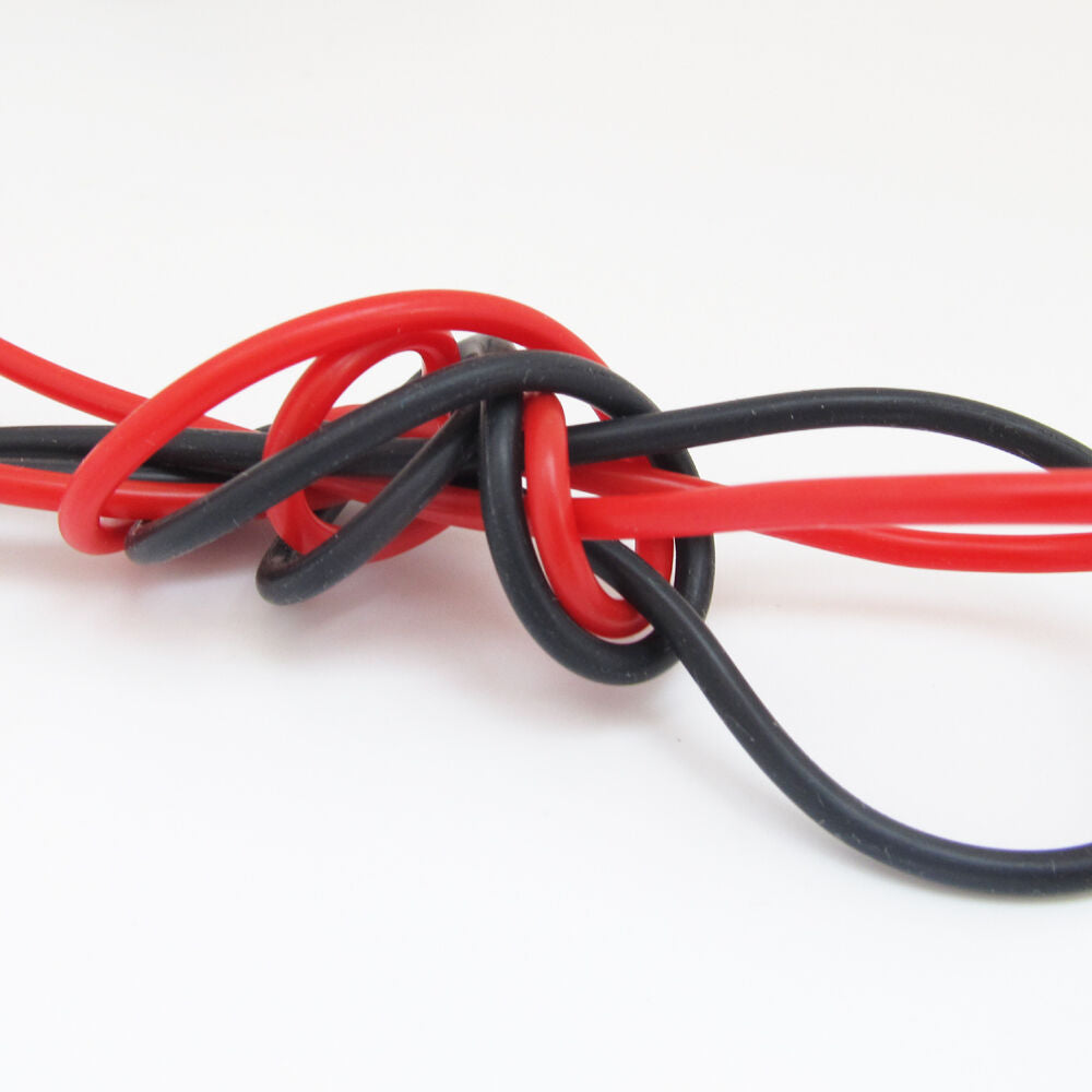 1set 1M Angle 4mm Probe Banana Plug to Alligator Clip Multimeter Silicone Cable