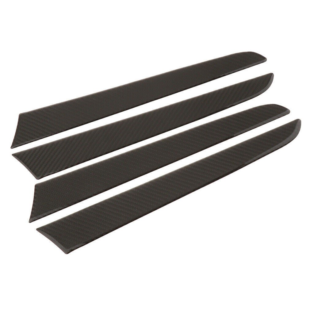 4-pieces Carbon Fiber Inner Door Decoration Strips Trim Car Accessories Fits for